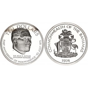 Bahamas 10 Dollars 1976