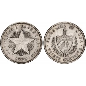 Cuba 20 Centavos 1920