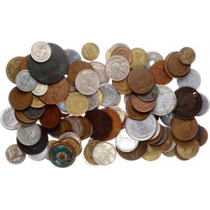 World Lot of 103 Coins 19th - 20th
