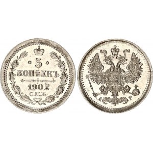 Russia 5 Kopeks 1902 СПБ АР