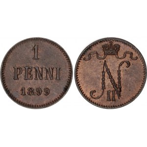 Russia - Finland 1 Penni 1899