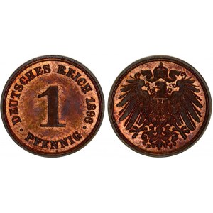 Germany - Empire 1 Pfennig 1896 F