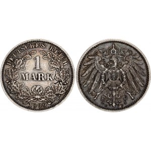 Germany - Empire 1 Mark 1909 E