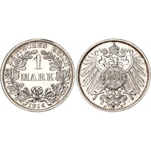 Germany - Empire 1 Mark 1914 F