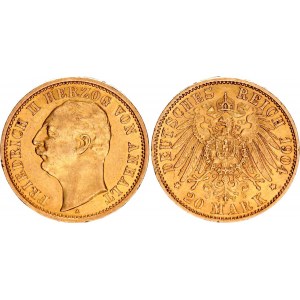 Germany - Empire Anhalt 20 Mark 1904 A