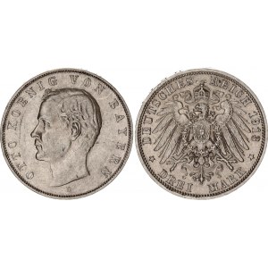 Germany - Empire Bavaria 3 Mark 1913 D