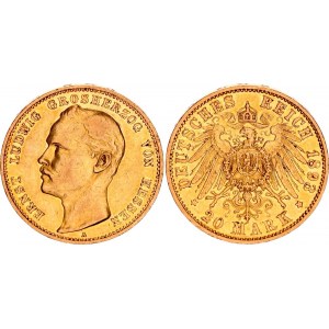 Germany - Empire Hessen 20 Mark 1893 A