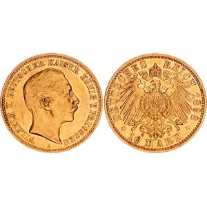 Germany - Empire Prussia 10 Mark 1898 A