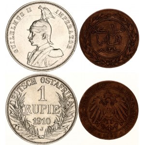German East Africa 1 Pesa & 1 Rupie 1892 - 1910