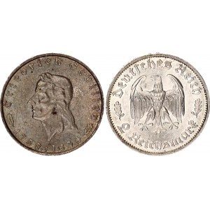 Germany - Third Reich 2 Reichsmark 1934 F
