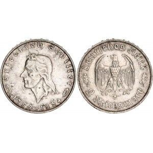 Germany - Third Reich 2 Reichsmark 1934 F