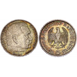 Germany - Third Reich 5 Reichsmark 1935 D