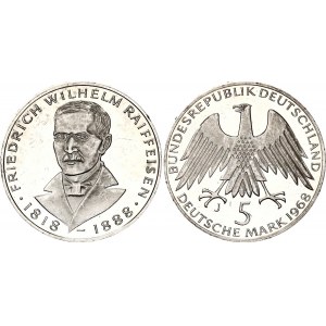 Germany - FRG 5 Mark 1968 J