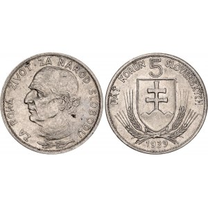 Slovakia 5 Korun 1939