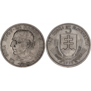 Slovakia 5 Korun 1939