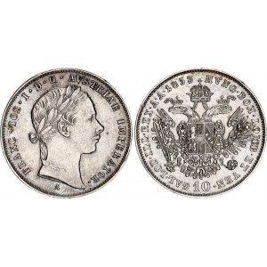 Austria 10 Kreuzer 1853 A