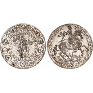 Austria Medallic Silver Commemorative Restrike of 2 Ducat 1642 (1963)