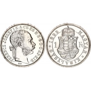 Hungary 1 Forint 1892 KB Artex Restrike