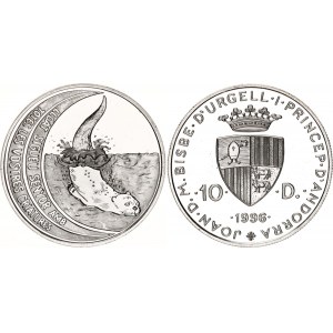 Andorra 10 Dinars 1996