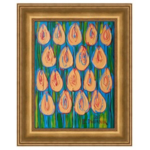 Edward Dwurnik (1943-2018) Pomarańczowe tulipany, 2017