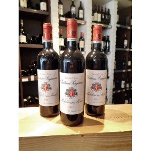 Bordeaux Château Poujeaux, Moulis-en-Médoc 0,75L 13%, rocznik 2012; 3 butelki