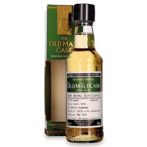 Glen Moray Old Malt Cask 15-letnia 0,2L 50%, rocznik 2004 12 butelek
