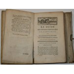 Lacuée Jean-Girard - Le Guide des officiers particuliers en campagne, ou des connoissances militaires nécessaires pendant la guerre, aux officiers particuliers. T. 1. Paris 1785 L. Cellot.