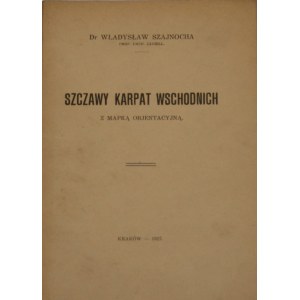 Szajnocha Władysław - Szczawy Karpat wschodnich. Z mapką orjentacyjną. Kraków 1927 Druk. Głosu Narodu w Krakowie.