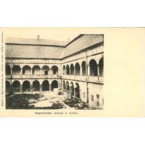 Niepołomice - Arkady w zamku, ok. 1900