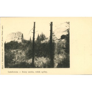 Lanckorona - Ruiny zamku, widok gólny, ok. 1900
