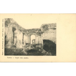 Tyniec - Część ruin zamku, ok. 1900