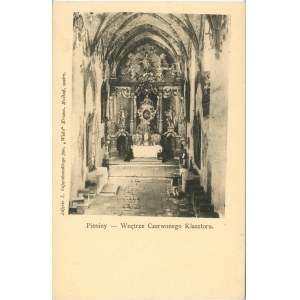 Pieniny - Wnętrze Czerwonego Klasztoru, ok. 1900