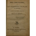 Thiriet Jean Baptiste - Mes souvenirs, ou les Prisonniers Francais en Pologne. Poesies suivies de notes historiques; par ... Paris 1822 Delunay.