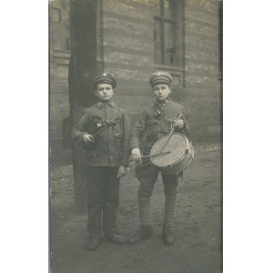 Wojsko Polskie - Członkowie orkiestry wojskowej, 1917