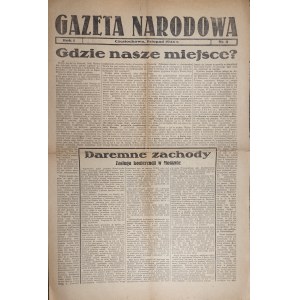 Gazeta Narodowa, Częstochowa, 1944, nr 3