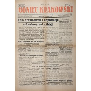 Goniec Krakowski - Fala aresztowań i deportacje na Lubelszczyźnie i w Galicji, 10 XI 1944