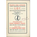 Polskie Linje Lotnicze LOT. Przewodnik Polskiej Komunikacji Lotniczej i Rozkład lotów ważny od 1 maja do 31 sierpnia 1933.