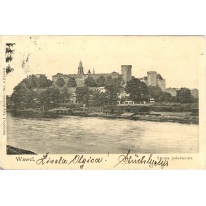 Kraków - Wawel, strona południowa, ok. 1900