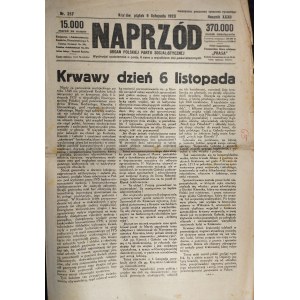 Naprzód - Krwawy dzień 6 listopada, 9 XI 1923