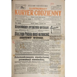 Ilustrowany Kuryer Codzienny, Kraków, September 1, 1939