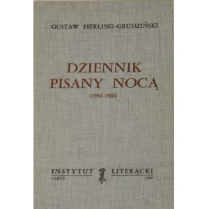 Herling-Grudziński Gustaw - Dziennik pisany nocą 1971-1999. 1 wyd. T. 1-7. Vollständig.