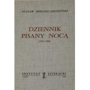 Herling-Grudzinski Gustaw - Dziennik pisany nocą 1971-1999. 1st ed. vol. 1-7. complete.