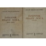 Herling-Grudzinski Gustaw - Dziennik pisany nocą 1971-1999. 1st ed. vol. 1-7. complete.