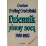 Herling-Grudzinski Gustaw - Dziennik pisany nocą 1971-1999. 1st ed. vol. 1-7. complete.