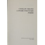 Miłosz Czesław - Utwory poetyckie. Poems. Wyd. 1. Michigan 1976.