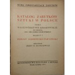 Katalog zabytków sztuki w Polsce. T.I: Województwo krakowskie. Z. 1-15. Warszawa 1951 Ministerstwo Kultury i Sztuki.