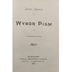 Słowacki Juliusz - Wybór pism. Z portretem autora. Warszawa 1898 Nakł. Gebethnera i Wolffa. Kraków G. Gebethner. Biblioteka Miniaturowa.