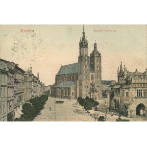 Kraków - Kościół Maryacki, 1904