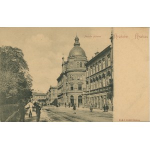 Kraków - Poczta glówna, ok. 1900