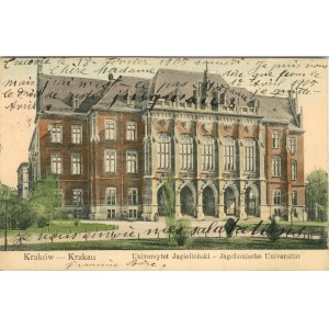 Kraków - Uniwersytet Jagielloński, ok. 1900